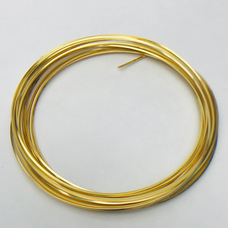 Square Gold Wire 21 Gauge