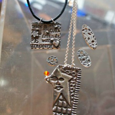 Metal Clay Pendants 10/17 & 10/24