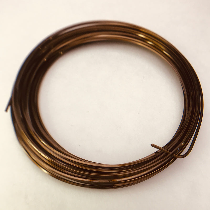 Square Vintage Bronze Wire 21 Gauge