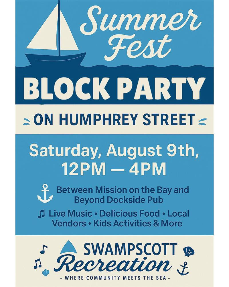 Come to our Pop Up Charm Bar at the Summer Fest Block Party this Saturday, August 9th