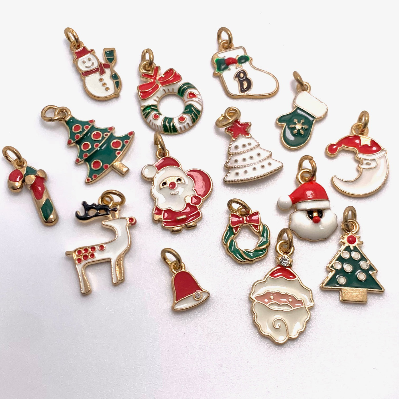 Winter Themed Holiday Beads