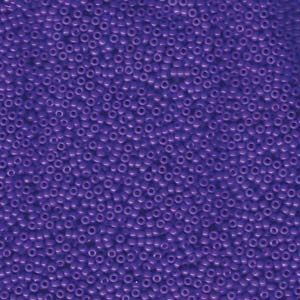 15/0 Miyuki Rounds Dyed Opaque Purple 8.2 grams