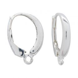 Sterling Silver Oval Lever Back  Earwires $11.95 pair