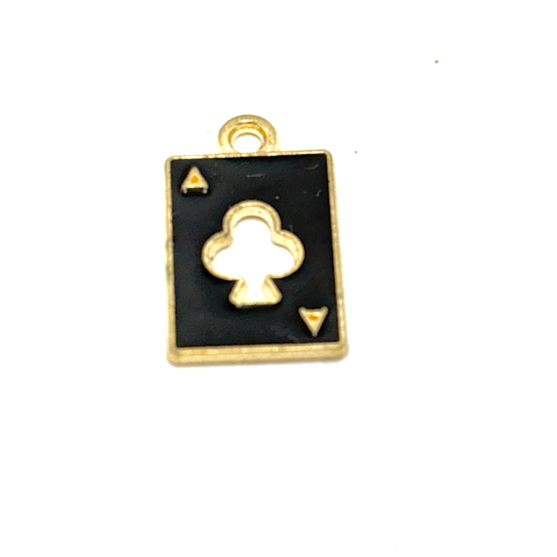 Ace Card Charms, 12mm, Sold Individually