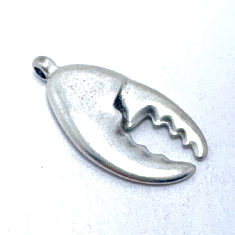 Lobster Claw Pendants in Gold or Silver, Sold Individually