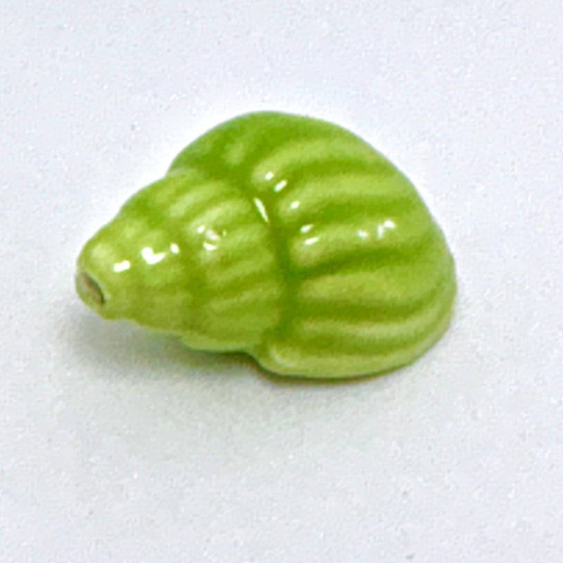 Colored Ceramic Turbine Shell Beads, Sold Individually