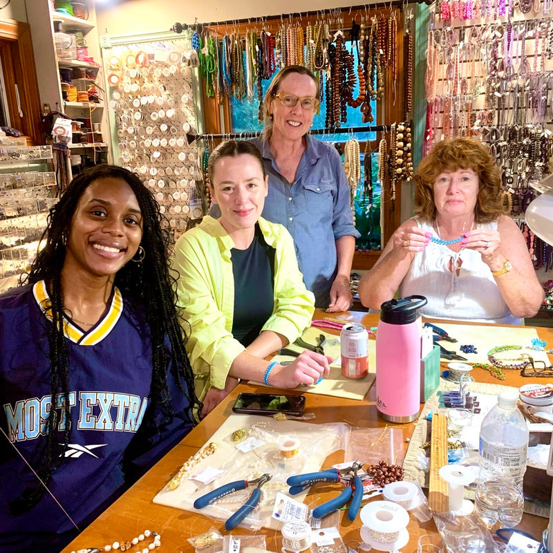 Private Group Jewelry Making Classes at Our Studio