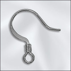 Stainless Steel Fishhook Ear Wire, 4 pack