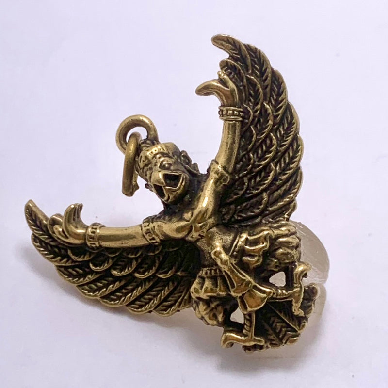 Garuda Pendant, 26x33mm, Brass