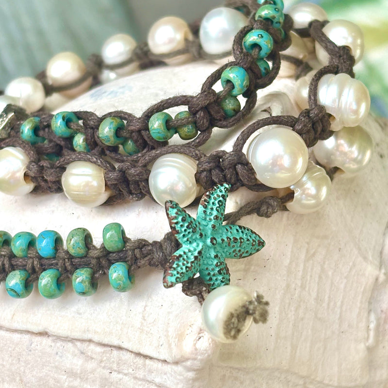 Beaded Wrap Macrame Bracelet  Tues 8/18 4-6pm