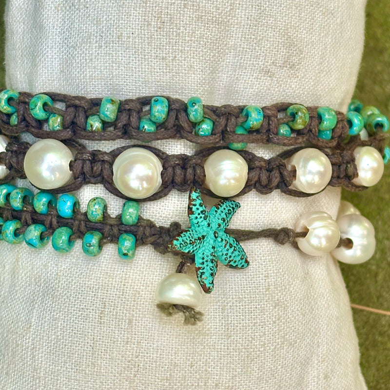 Beaded Wrap Macrame Bracelet  Tues 8/18 4-6pm