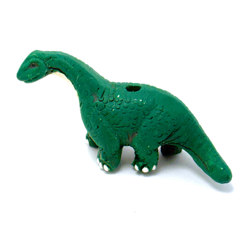 Peruvian Ceramic Brontosaurus Bead