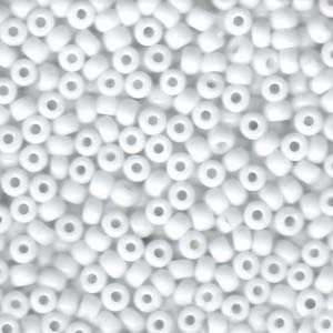6/0 Miyuki Opaque White, 20grams