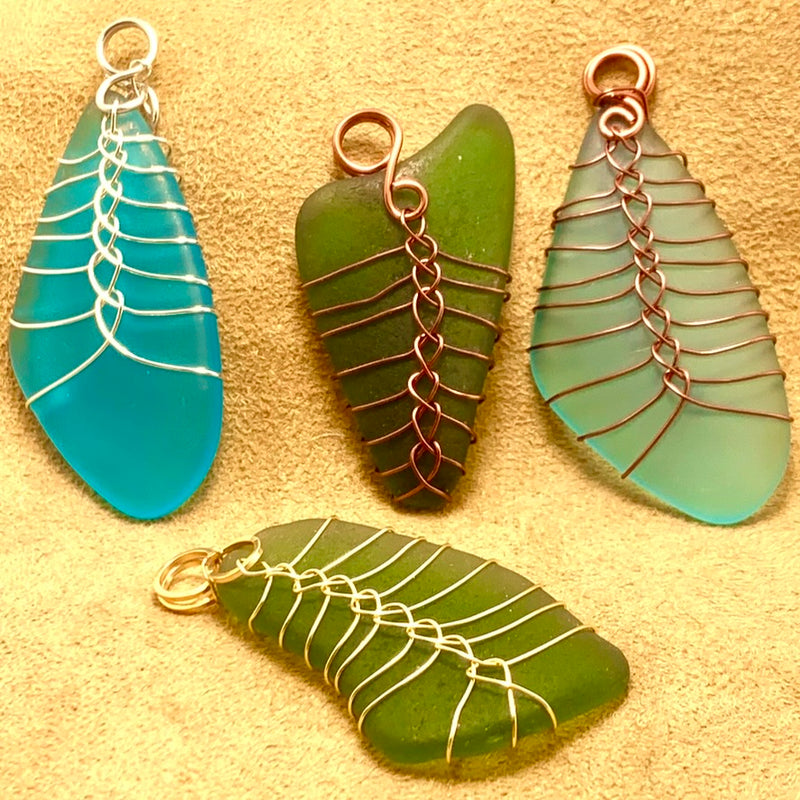 Viking Knit Pendants-  Wire Weaving Jewelry Class, Tuesday 4/22/25