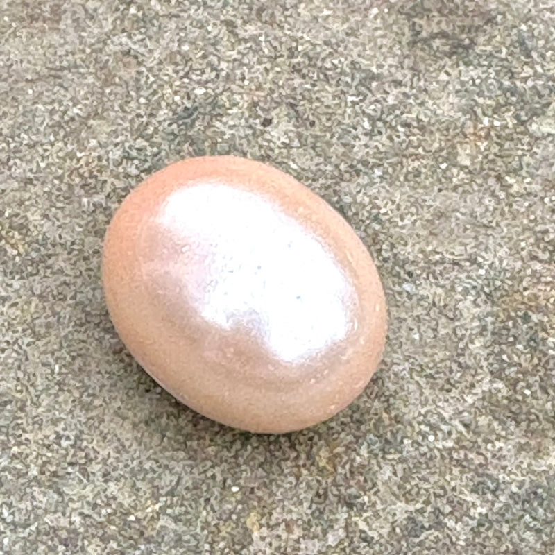 Mother of Pearl Egg Shaped Beads, 16x18mm