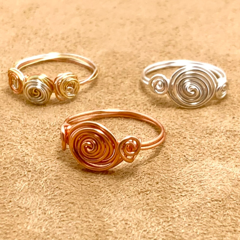 Wire Wrapped Rings, Sat 5/31/25