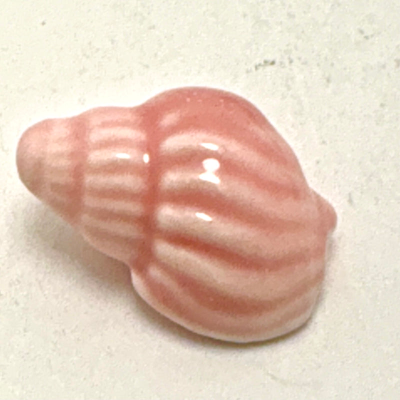 Colored Ceramic Turbine Shell Beads, Sold Individually