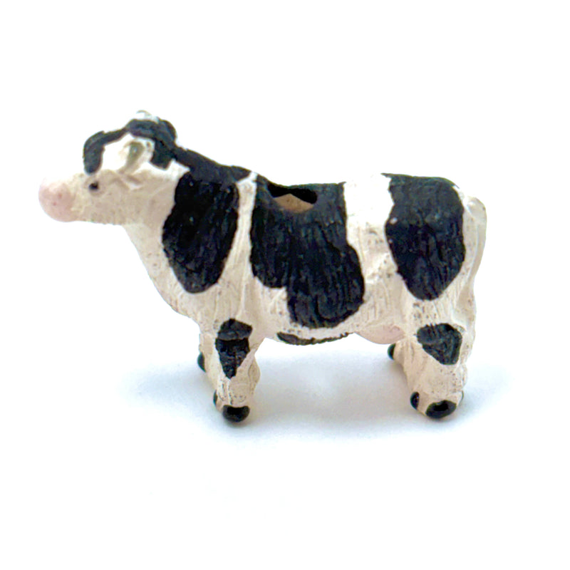 Peruvian Ceramic Cow Bead