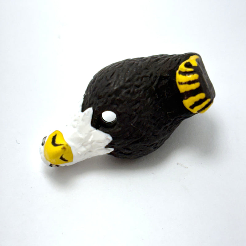 Peruvian Ceramic Eagle Bead