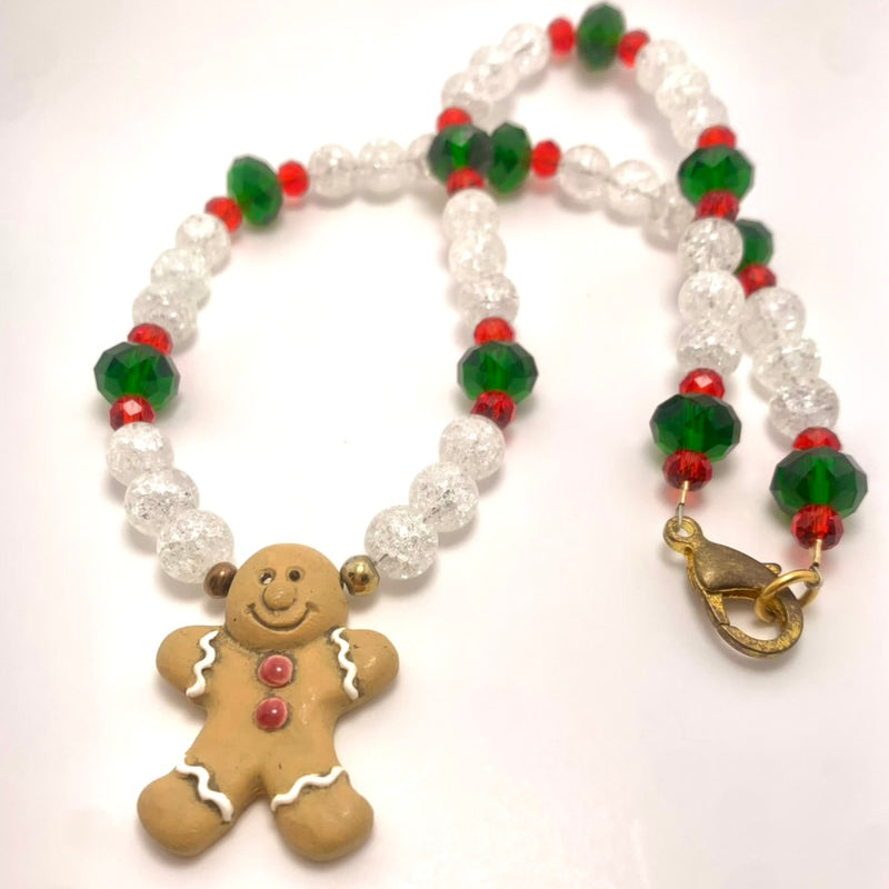 Gingerbread Boy Necklace Kit