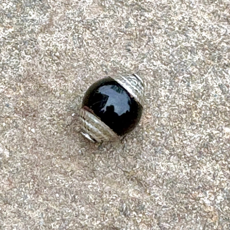 Tibetan Style Prayer Beads – Gemstone with Brass Caps (10x12mm)