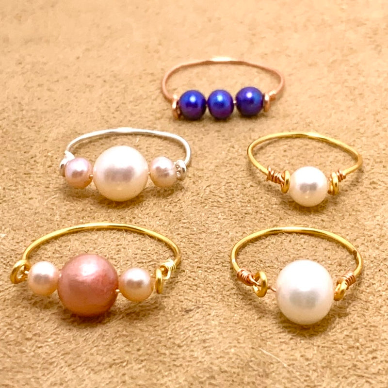 Wire Wrapped Rings, Sat 5/31/25