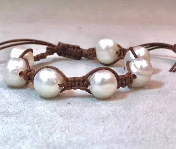 How to Make Pearl Leather Macramé Bracelet- Friday 4/3/26