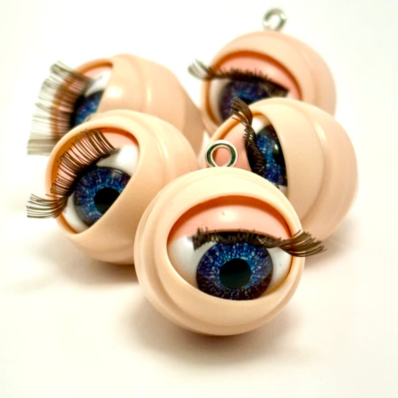 Creepy Moving Eyeball Charm, 20mm