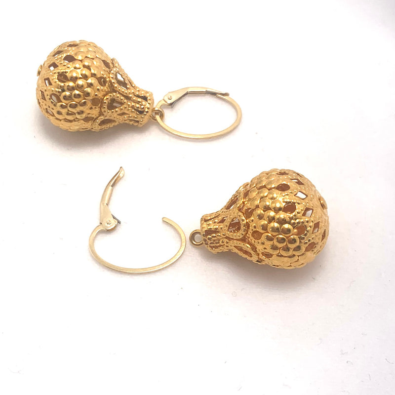 Gold Fill Oval Lever Back Interchangeable Earwires $20.95 pair