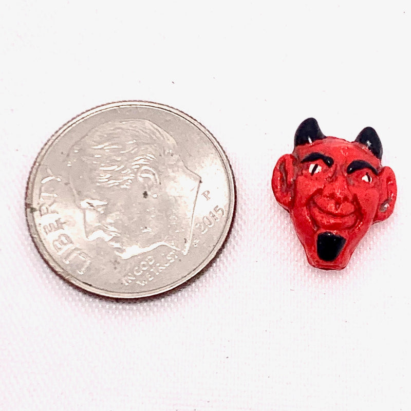 Devil's Face Peruvian Ceramic Bead