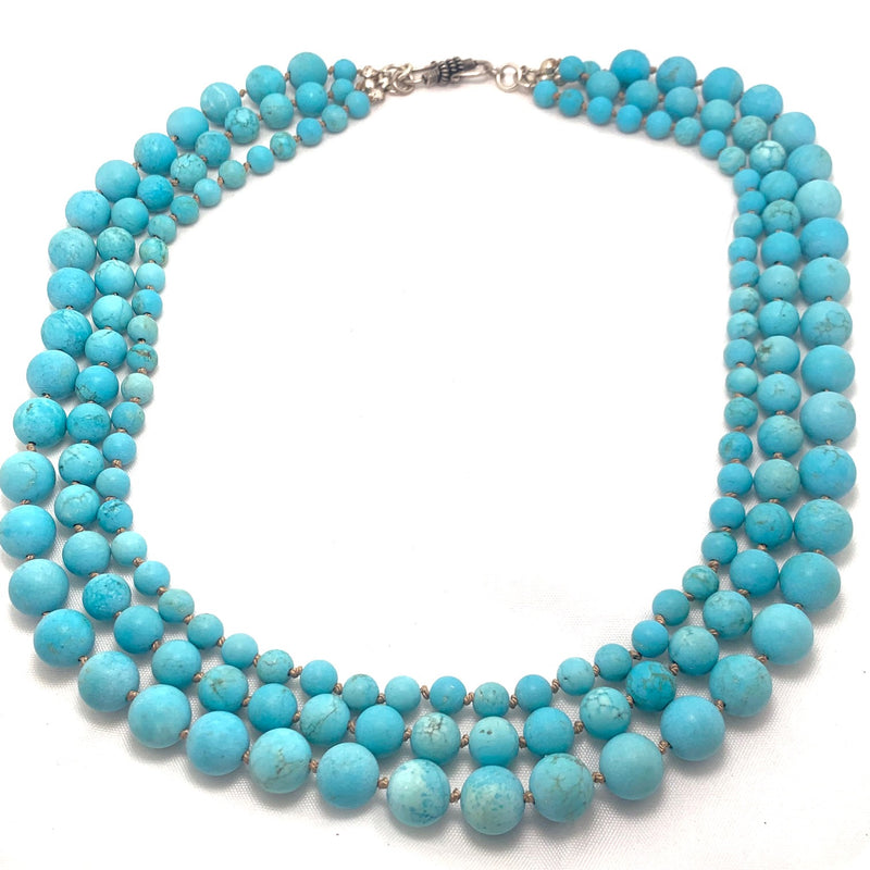 Thrice True Blue Necklace