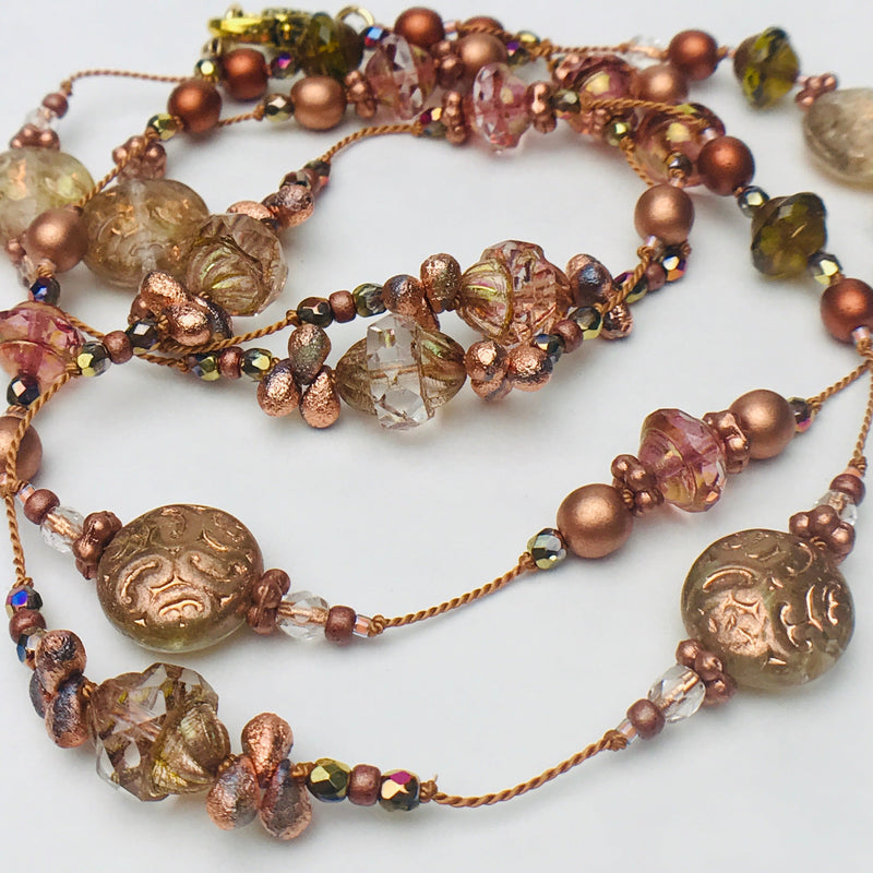 Knotted Jewelry with Leather or Silk Wed 5/13