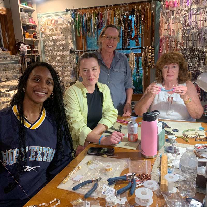 Jewelry Making at the Bead and Charm Bar ~ Open Table - Make a Mother's Day Gift!