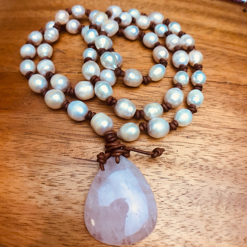Knotted Jewelry with Leather or Silk Wed 5/13