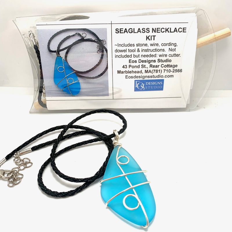 Sea Glass Necklace Kit $14.95