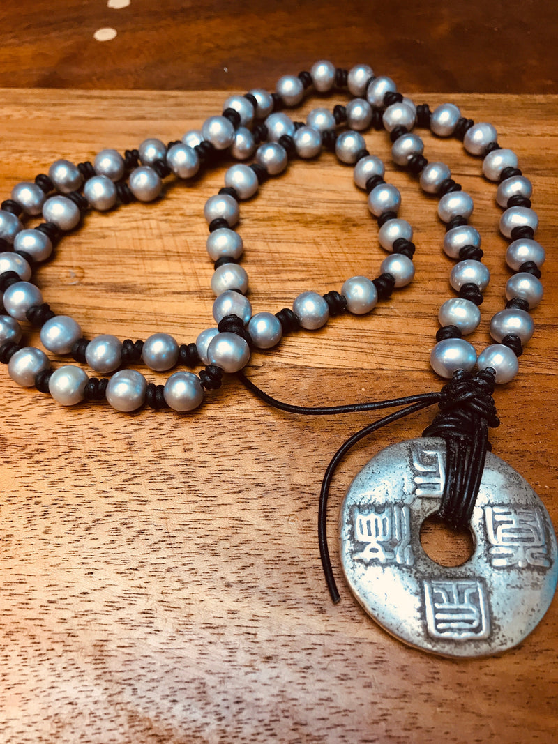 Knotted Jewelry with Leather or Silk Wed 5/13