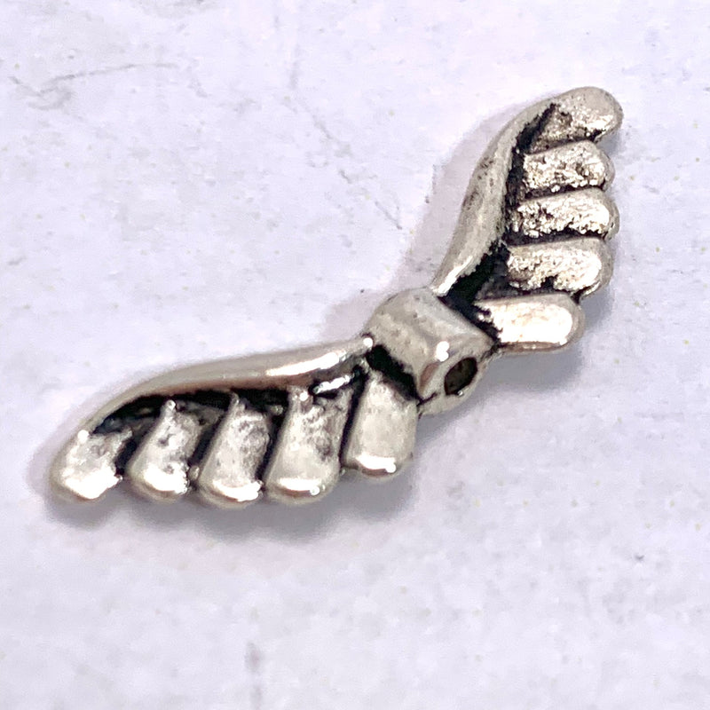 Silver Angel Wing Bead