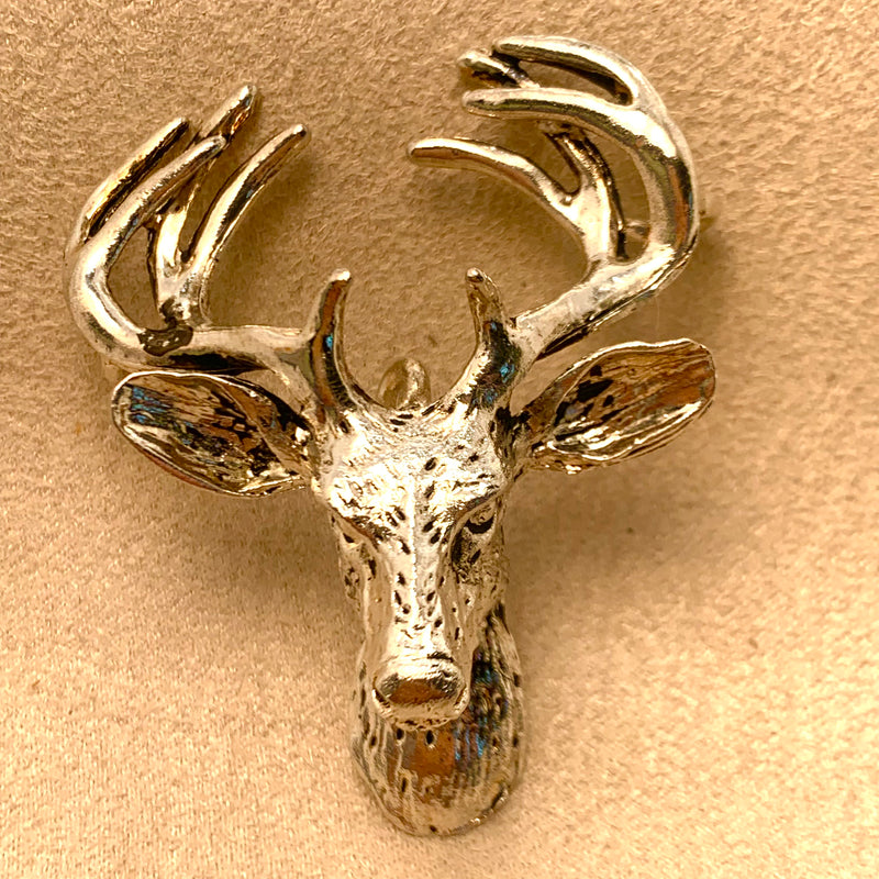 Stag's Head Charm, 45mm