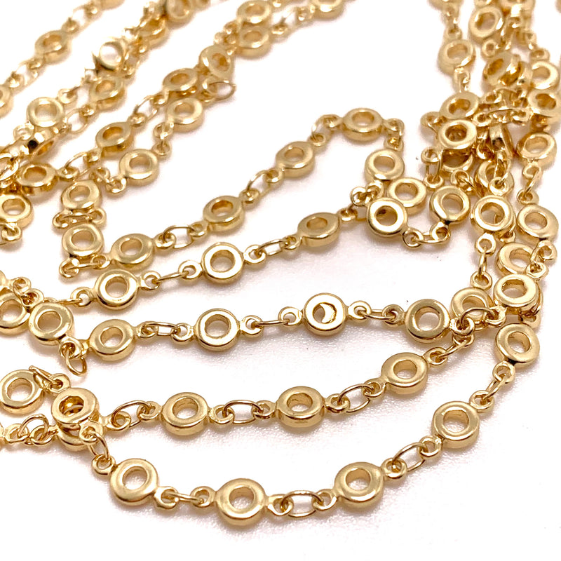 Gold Plated Bubble Chain