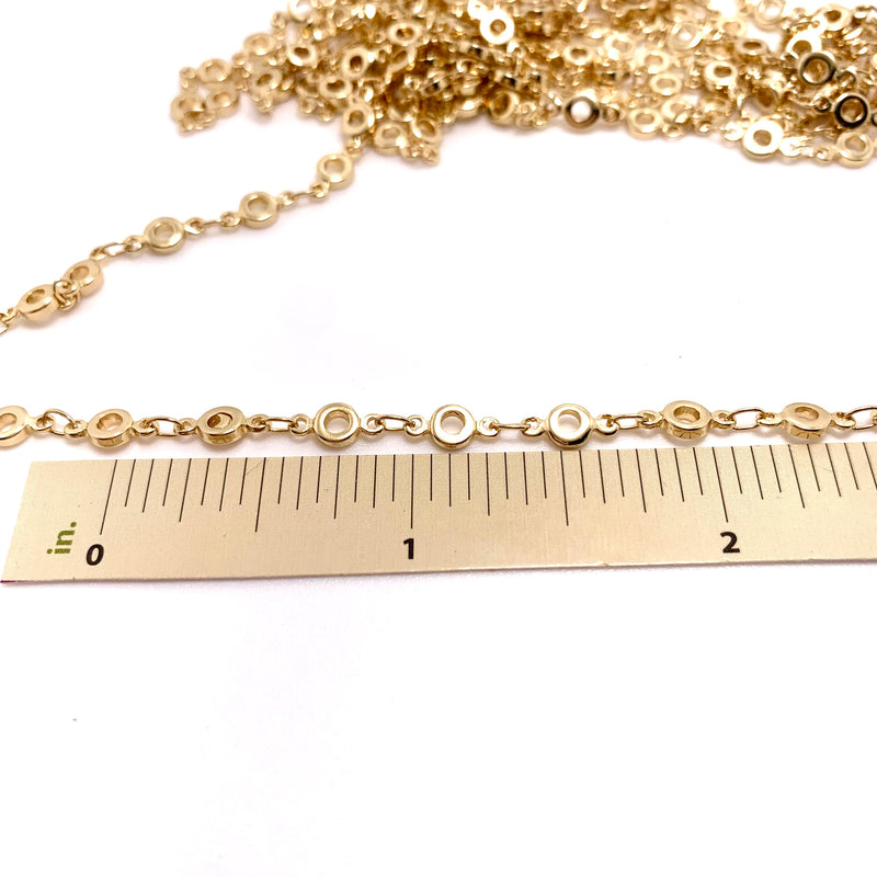 Gold Plated Bubble Chain