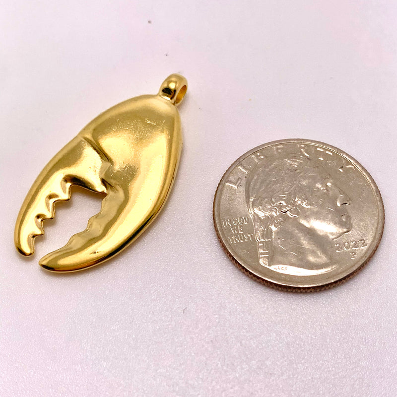 Lobster Claw Pendant, Gold