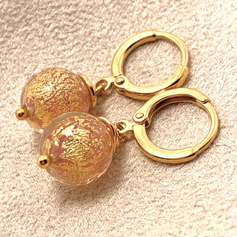 Gold Plated Huggie Earring Hoops