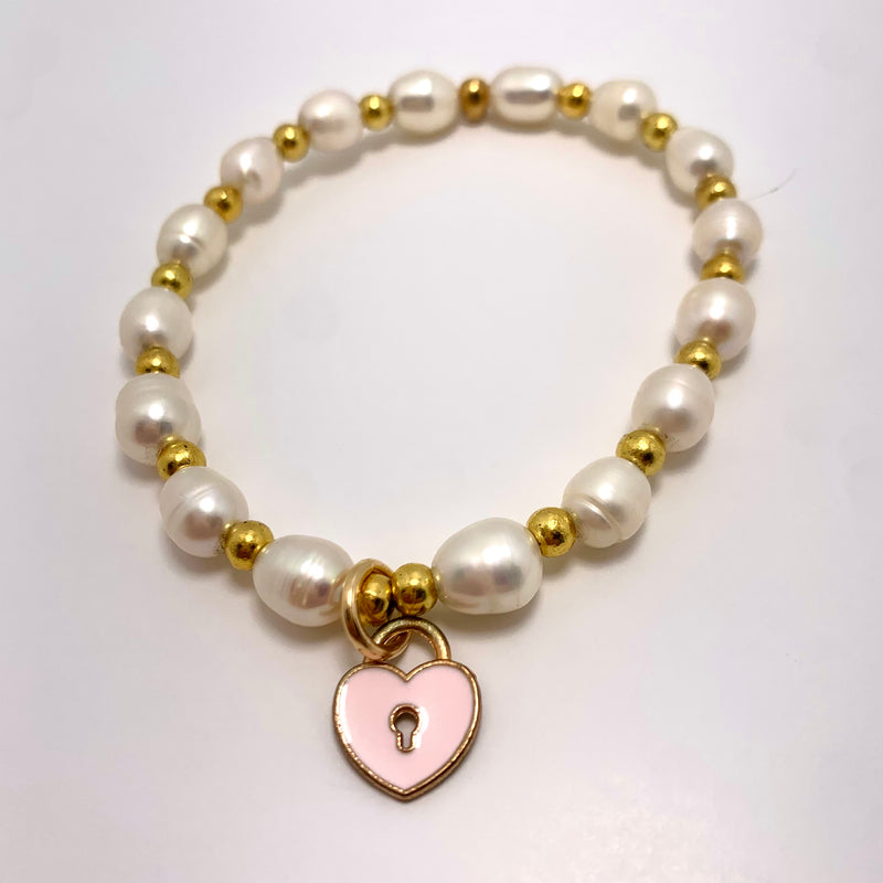 Key to Mom's Heart Pearl Bracelet Kit