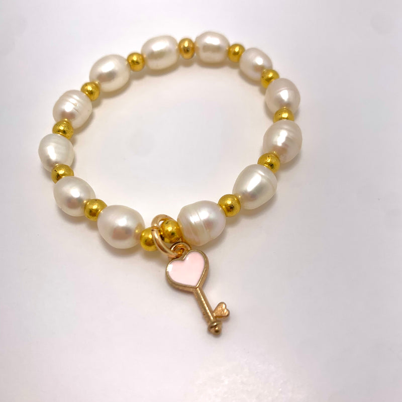 Key to Mom's Heart Pearl Bracelet Kit
