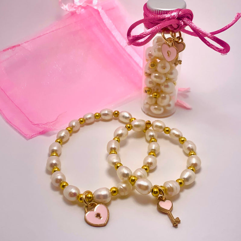 Key to Mom's Heart Pearl Bracelet Kit