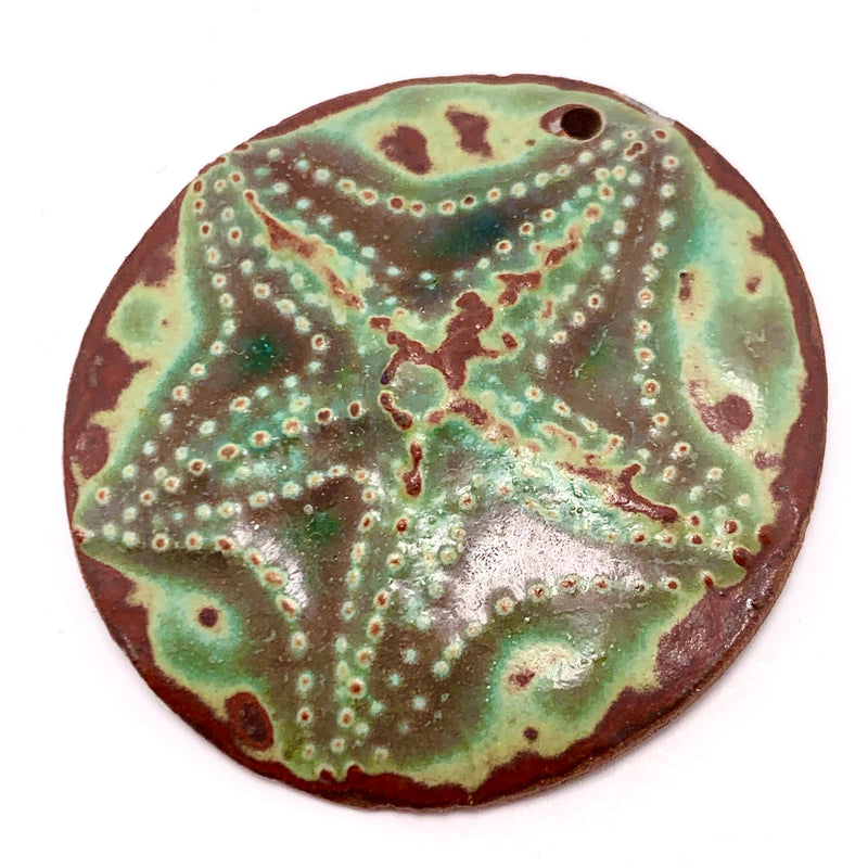 Starfish Charm by Keith OConnor, Brown Green 42mm