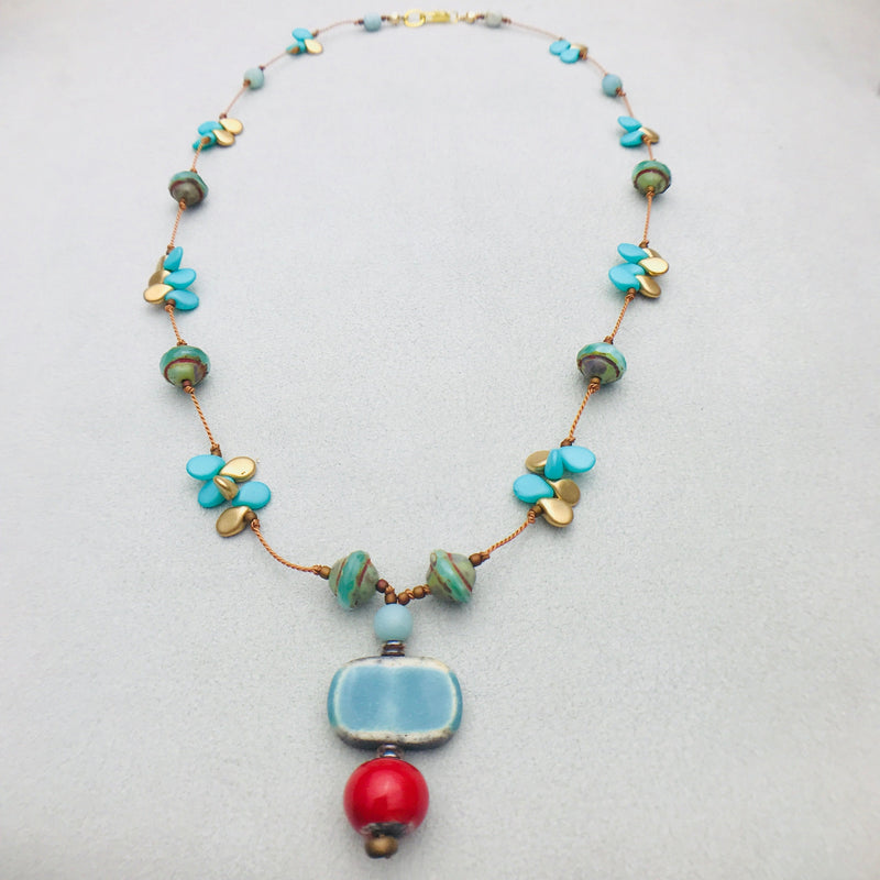 Knotted Jewelry with Leather or Silk Wed 5/13