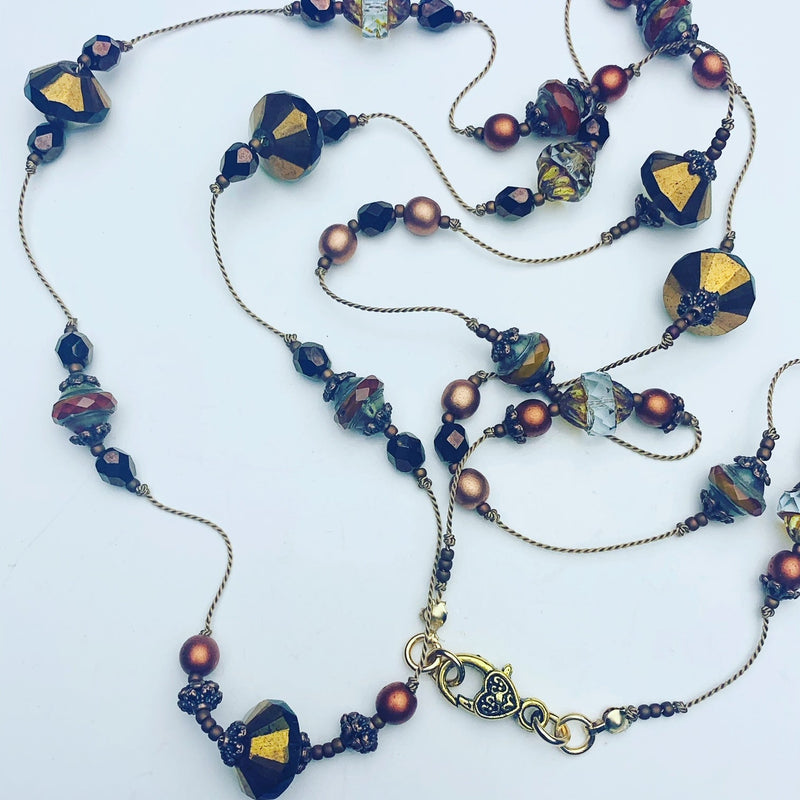Knotted Jewelry with Leather or Silk Wed 5/13