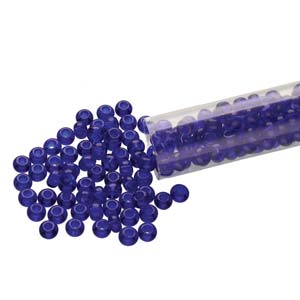 Czech Glass 8/0 Round  Dark Sapphire 20g