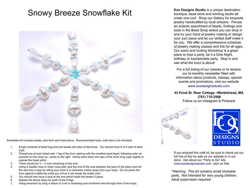 Snowy Breeze Snowflake Kit